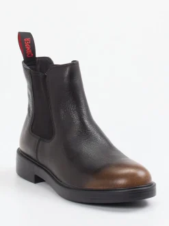 Camper – Chelsea Boots aus Glattleder Dunkelbraun