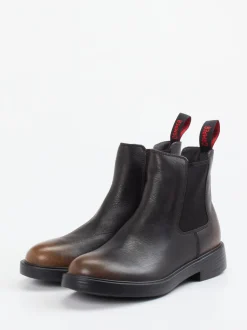 Camper – Chelsea Boots aus Glattleder Dunkelbraun