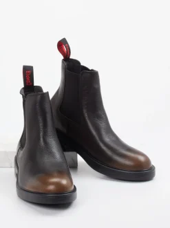 Camper – Chelsea Boots aus Glattleder Dunkelbraun