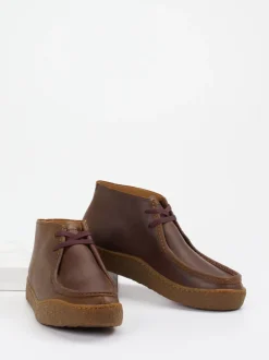 Camper – Desert Boots aus Glattleder mittelbraun