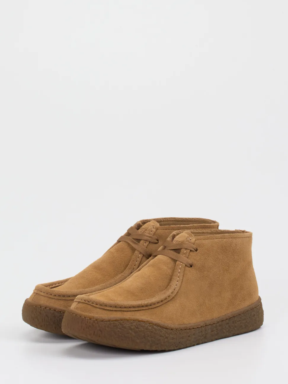 Camper – Desert Boots aus Veloursleder cognacbraun