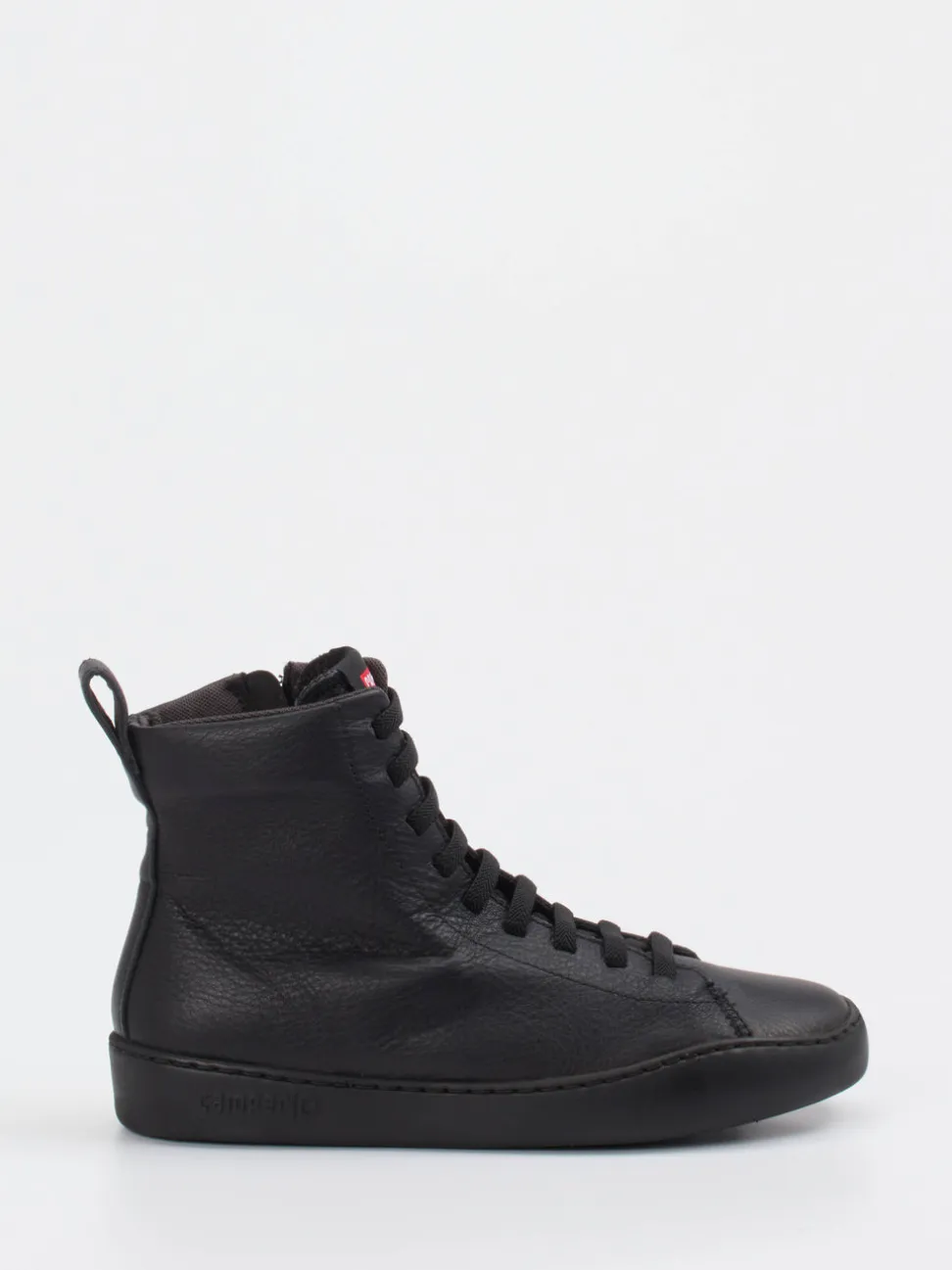 Camper – High-Top Sneaker aus Leder schwarz