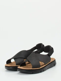 Camper – Komfortsandalen aus Kalbleder Schwarz