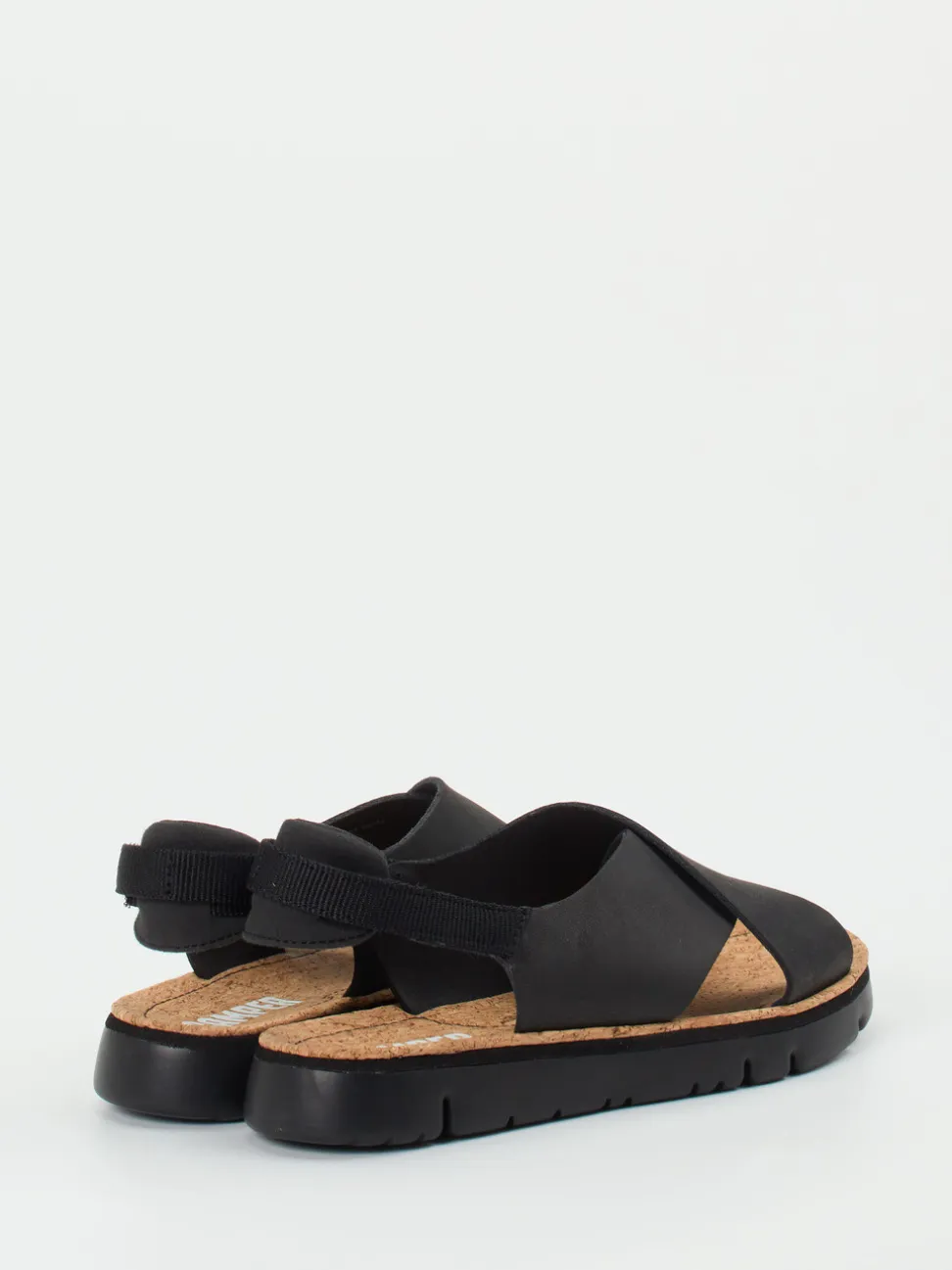 Camper – Komfortsandalen aus Kalbleder Schwarz