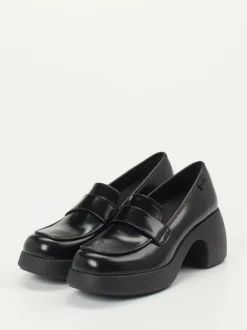 Camper – Loafer aus Hochglanzleder Schwarz