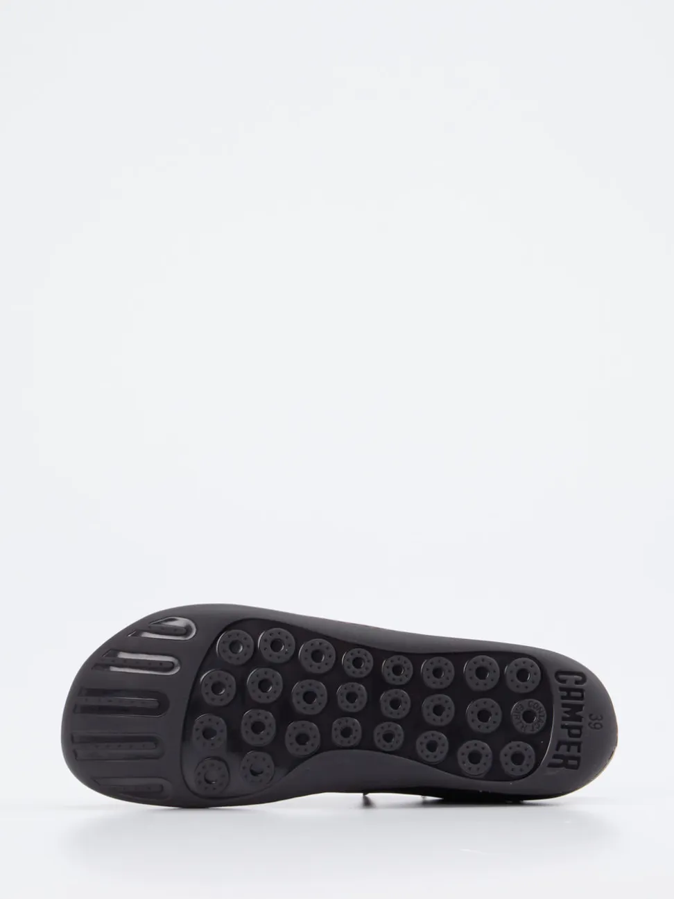 Camper – Low-Top Sneaker aus Glattleder schwarz