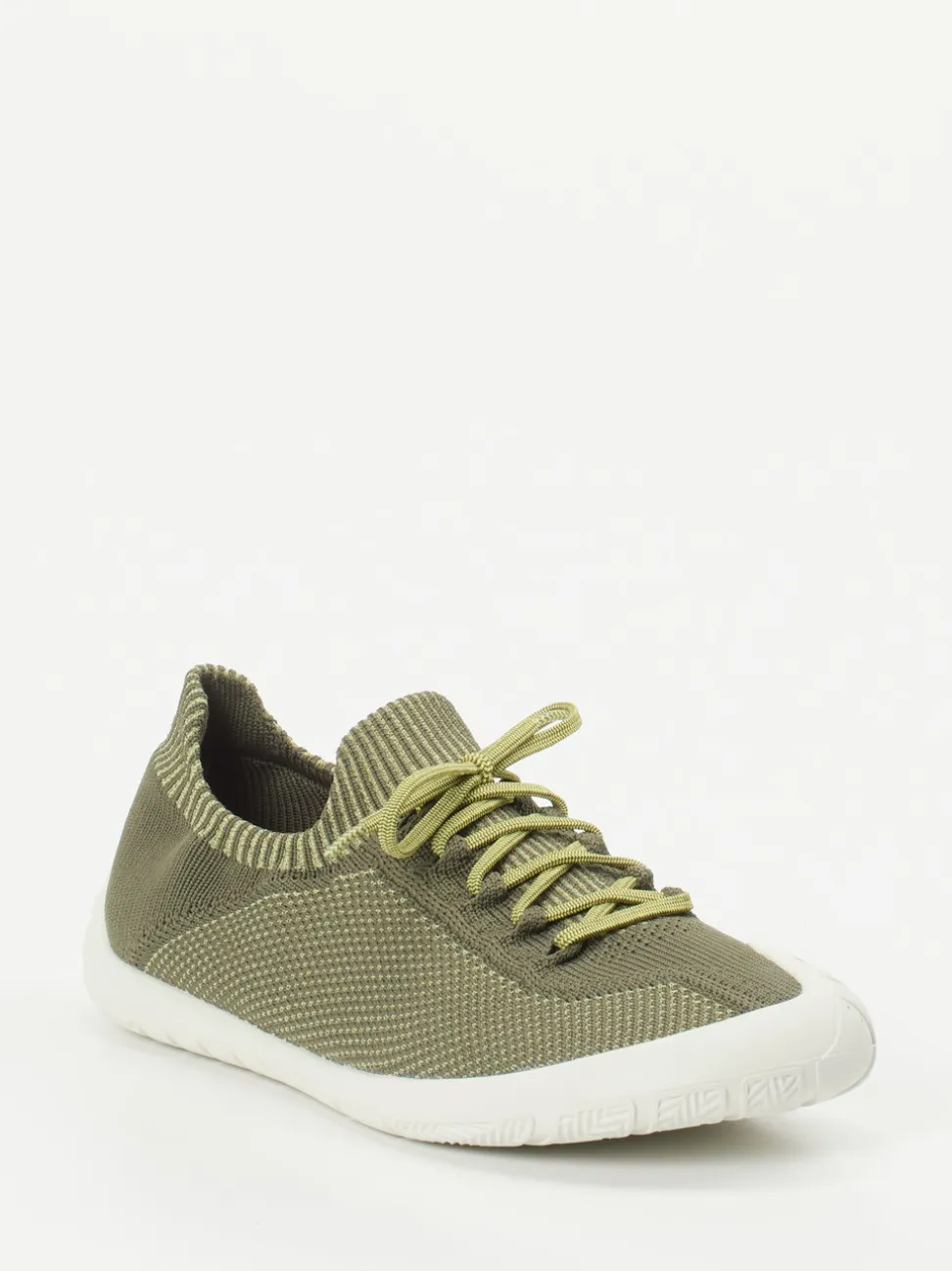 Camper – Low-Top-Sneaker aus Textilstrick Olivgrün