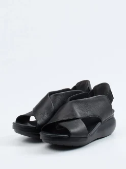 Camper – Sandale aus Kalbleder in Schwarz