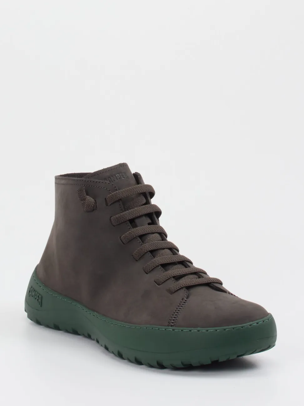 Camper – Schnürboots aus Nubukleder dunkelbraun