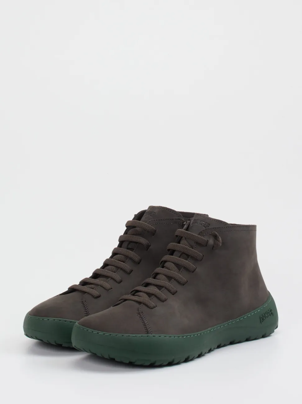 Camper – Schnürboots aus Nubukleder dunkelbraun