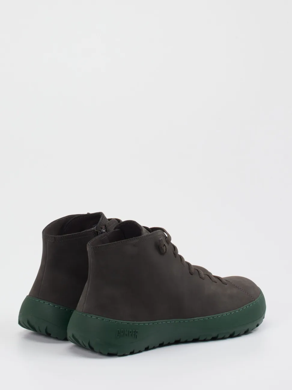 Camper – Schnürboots aus Nubukleder dunkelbraun