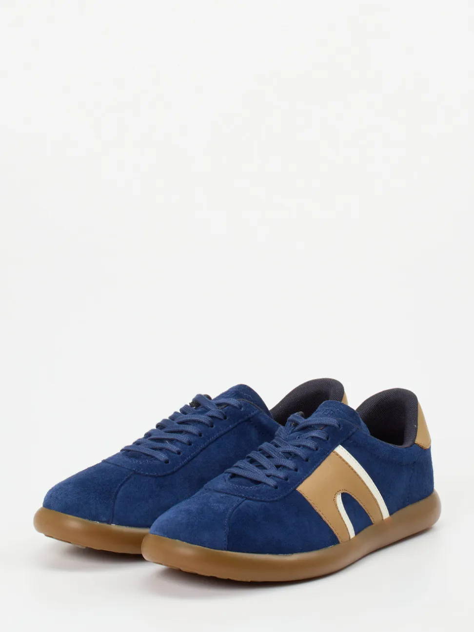 Camper – Sneaker aus Nubukleder in Marineblau