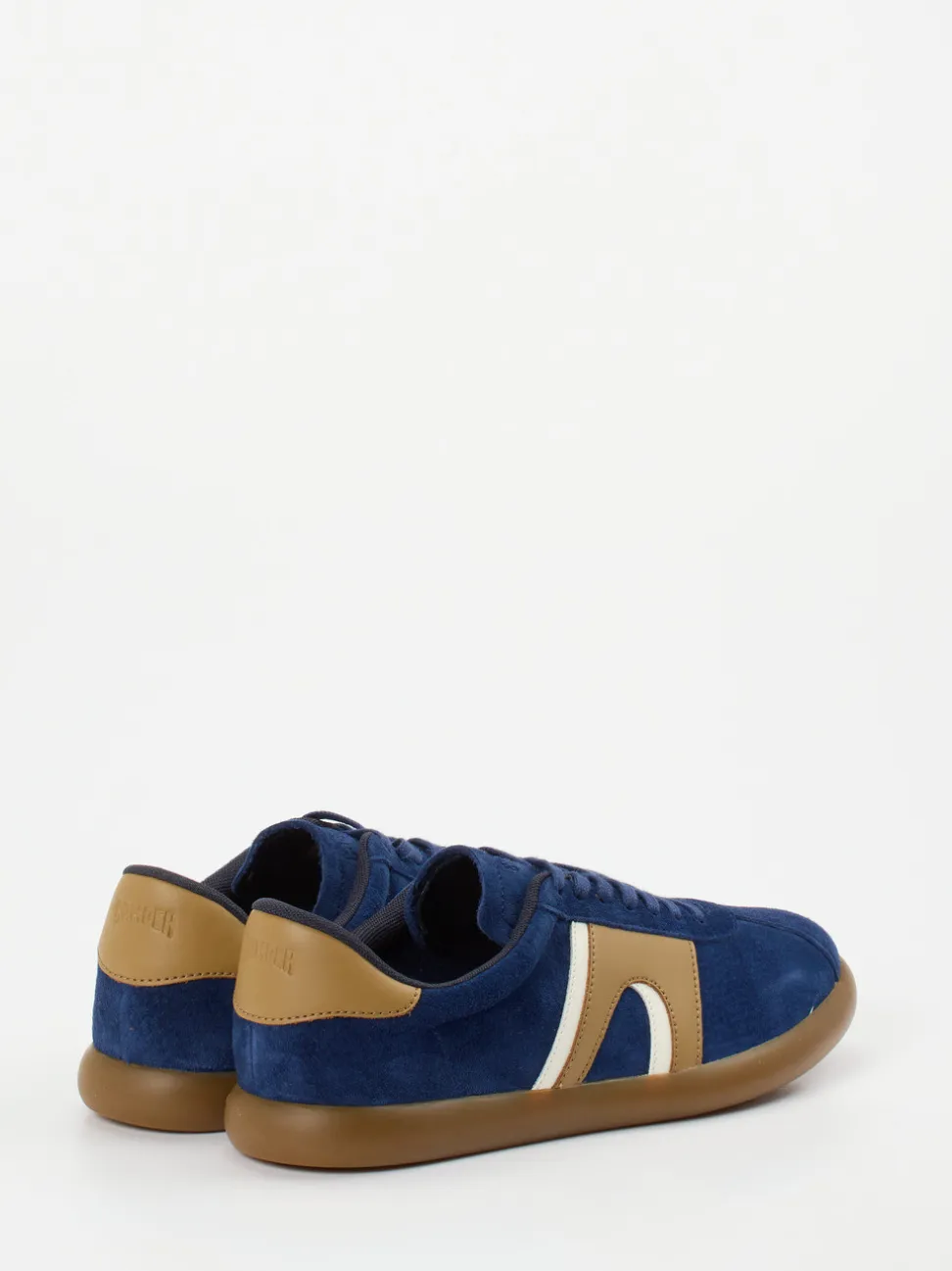 Camper – Sneaker aus Nubukleder in Marineblau