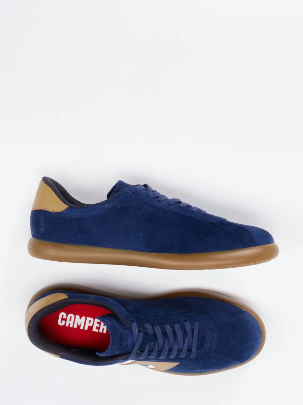 Camper – Sneaker aus Nubukleder in Marineblau
