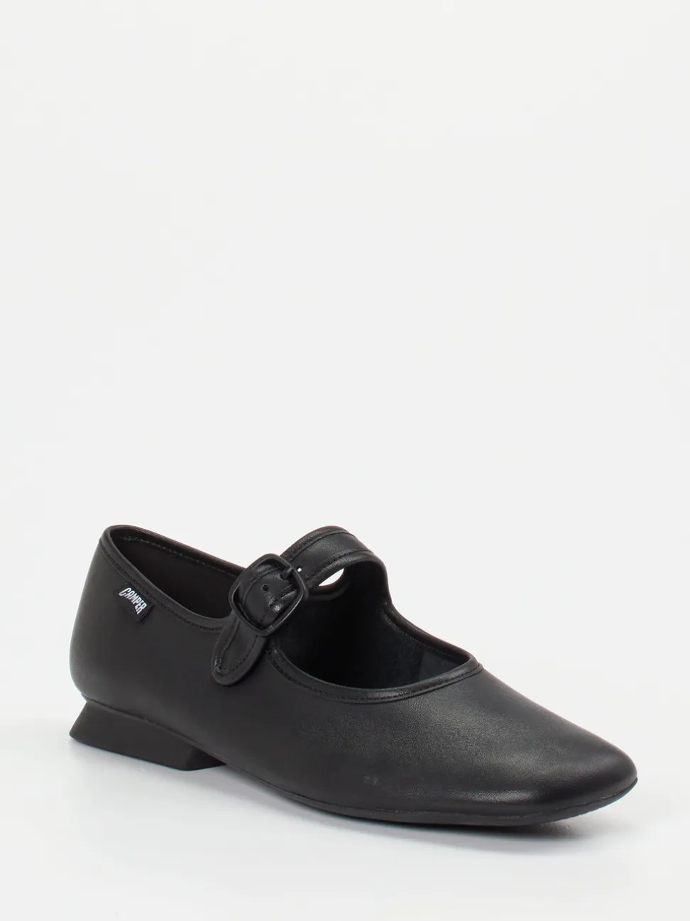 Camper – Spangenpumps aus Kalbleder Schwarz