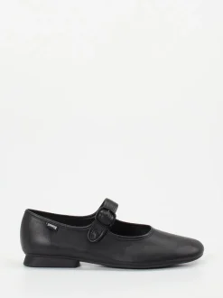 Camper – Spangenpumps aus Kalbleder Schwarz