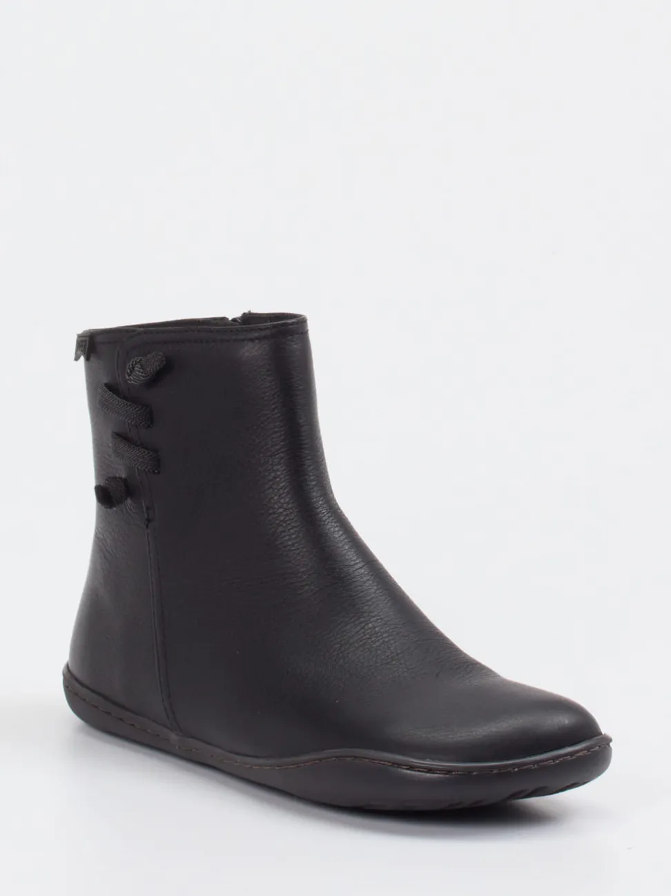 Camper – Stiefelette aus Nubukleder schwarz