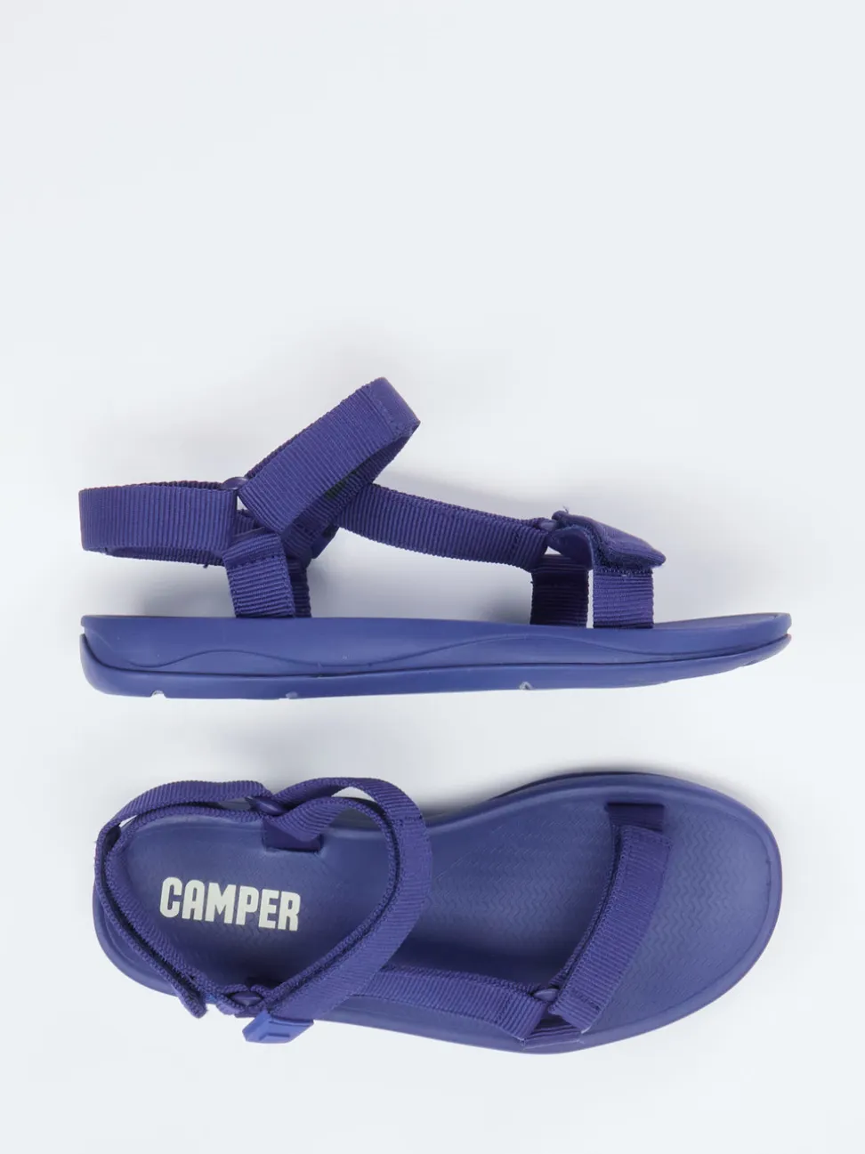 Camper – Trekking-Sandale aus Textil in Blau