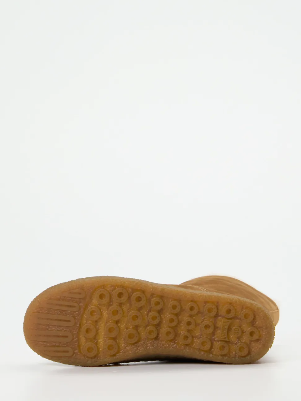 Camper – Winterstiefel aus Nubukleder Cognacbraun