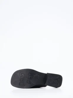 Camper – Zehentrenner-Sandalen aus Kalbleder Schwarz
