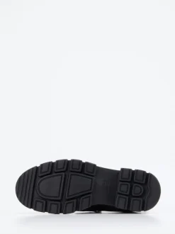 Candice Cooper – Chunky Loafer aus Leder Schwarz