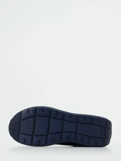Candice Cooper – High-Top Sneaker aus Veloursleder Dunkelblau