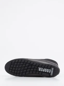 Candice Cooper – High-Top Sneaker aus Nubukleder anthrazit