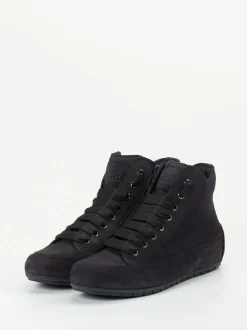 Candice Cooper – High-Top Sneaker aus Nubukleder blau