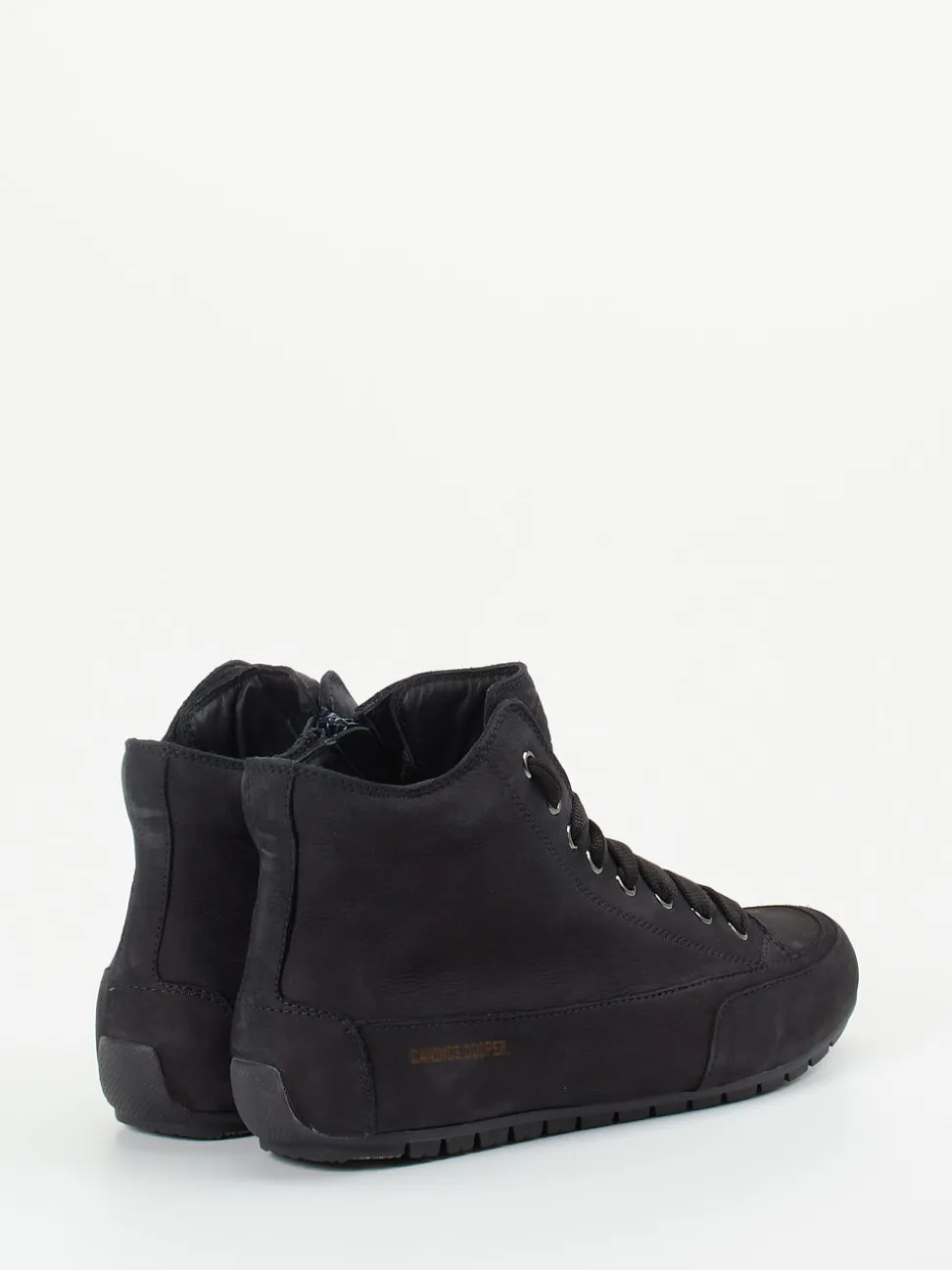 Candice Cooper – High-Top Sneaker aus Nubukleder blau