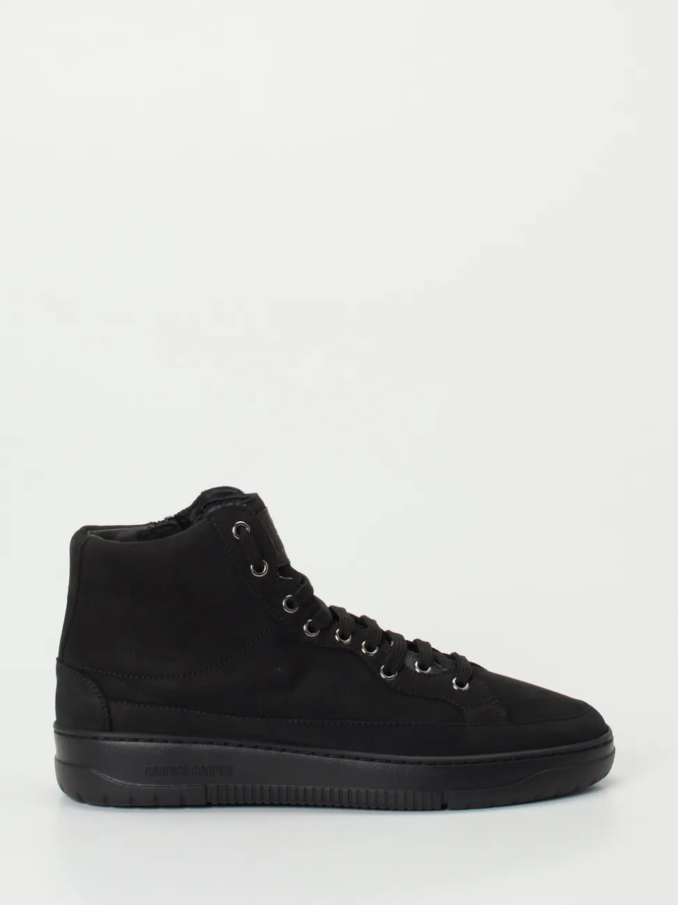 Candice Cooper – High-Top Sneaker aus Nubukleder schwarz