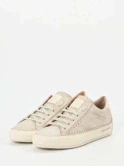 Candice Cooper – Low-Top Sneaker aus Lammleder Beige