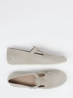 Candice Cooper – Mary-Jane-Halbschuh aus Veloursleder