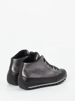 Candice Cooper – Schnürboots aus Nubukleder Anthrazit