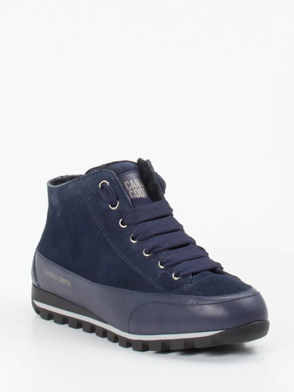 Candice Cooper – Schnürboots aus Nubukleder in Blau
