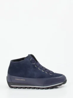 Candice Cooper – Schnürboots aus Nubukleder in Blau