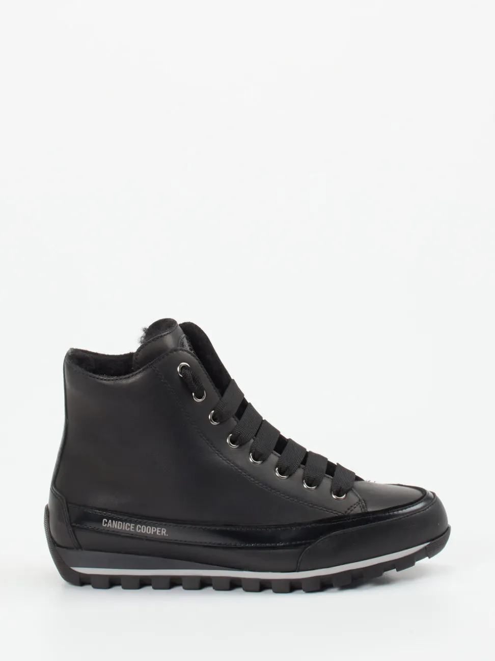 Candice Cooper – Schnürboots aus Kalbleder schwarz