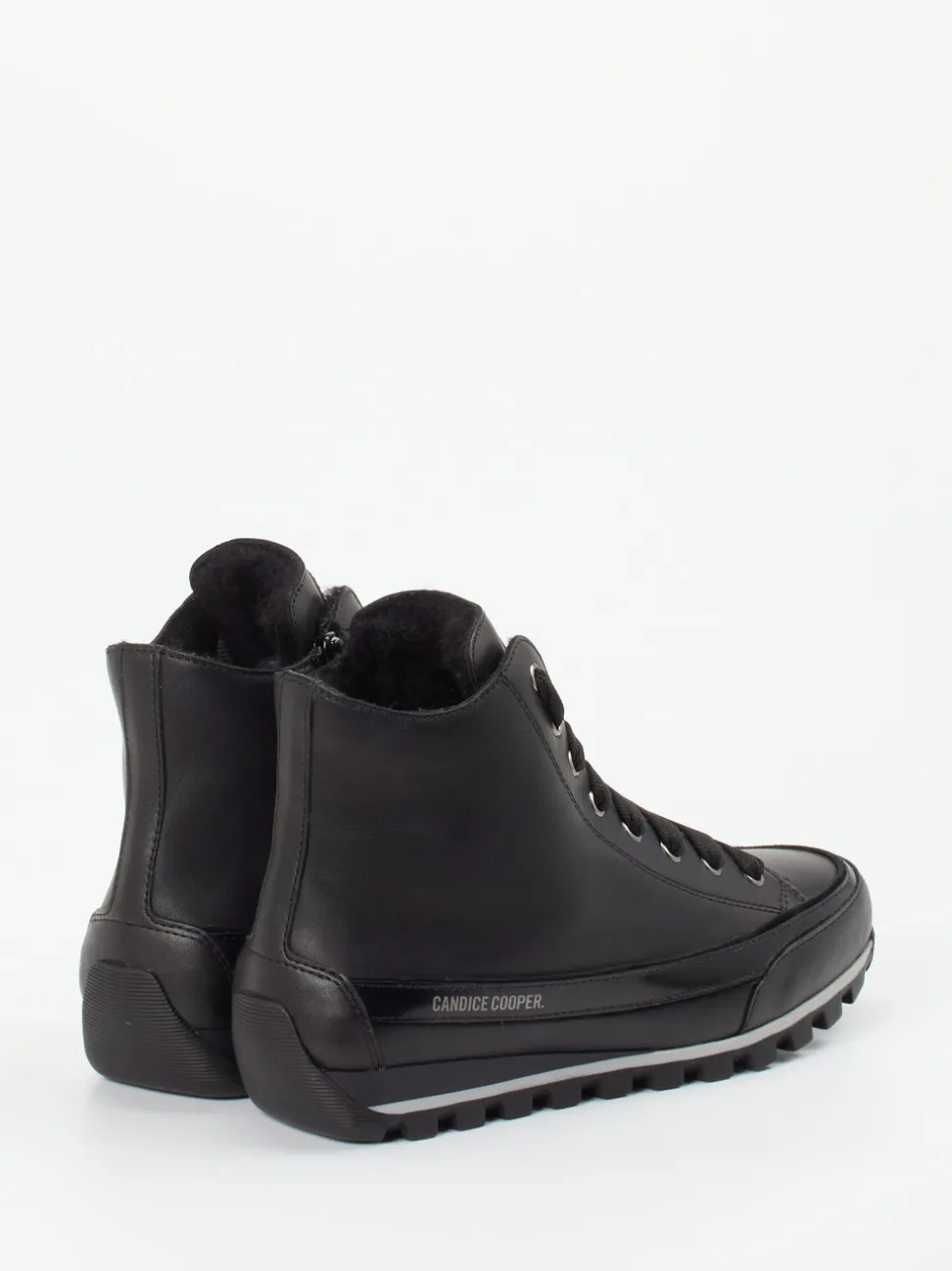 Candice Cooper – Schnürboots aus Kalbleder schwarz