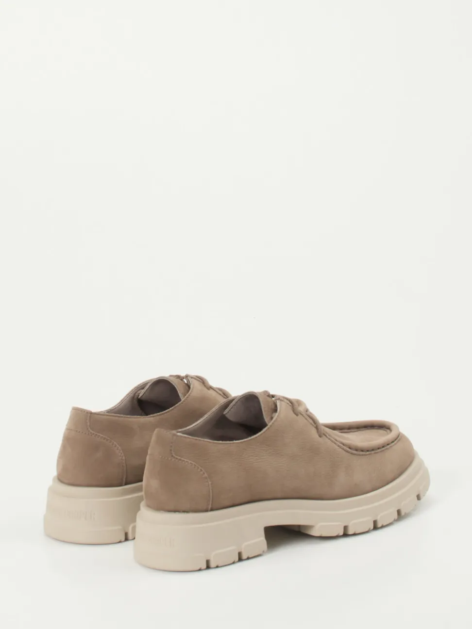 Candice Cooper – Schnürschuh aus Nubukleder sandbeige