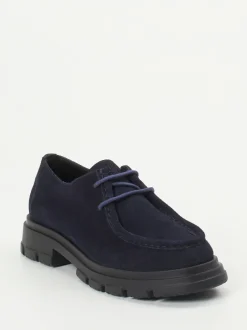 Candice Cooper – Schnürschuh aus Veloursleder Dunkelblau