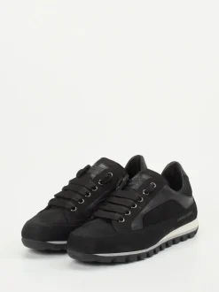 Candice Cooper – Sneaker aus Nubukleder Schwarz