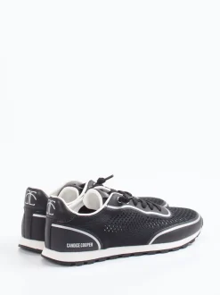 Candice Cooper – Sneaker aus Textil und Veloursleder schwarz