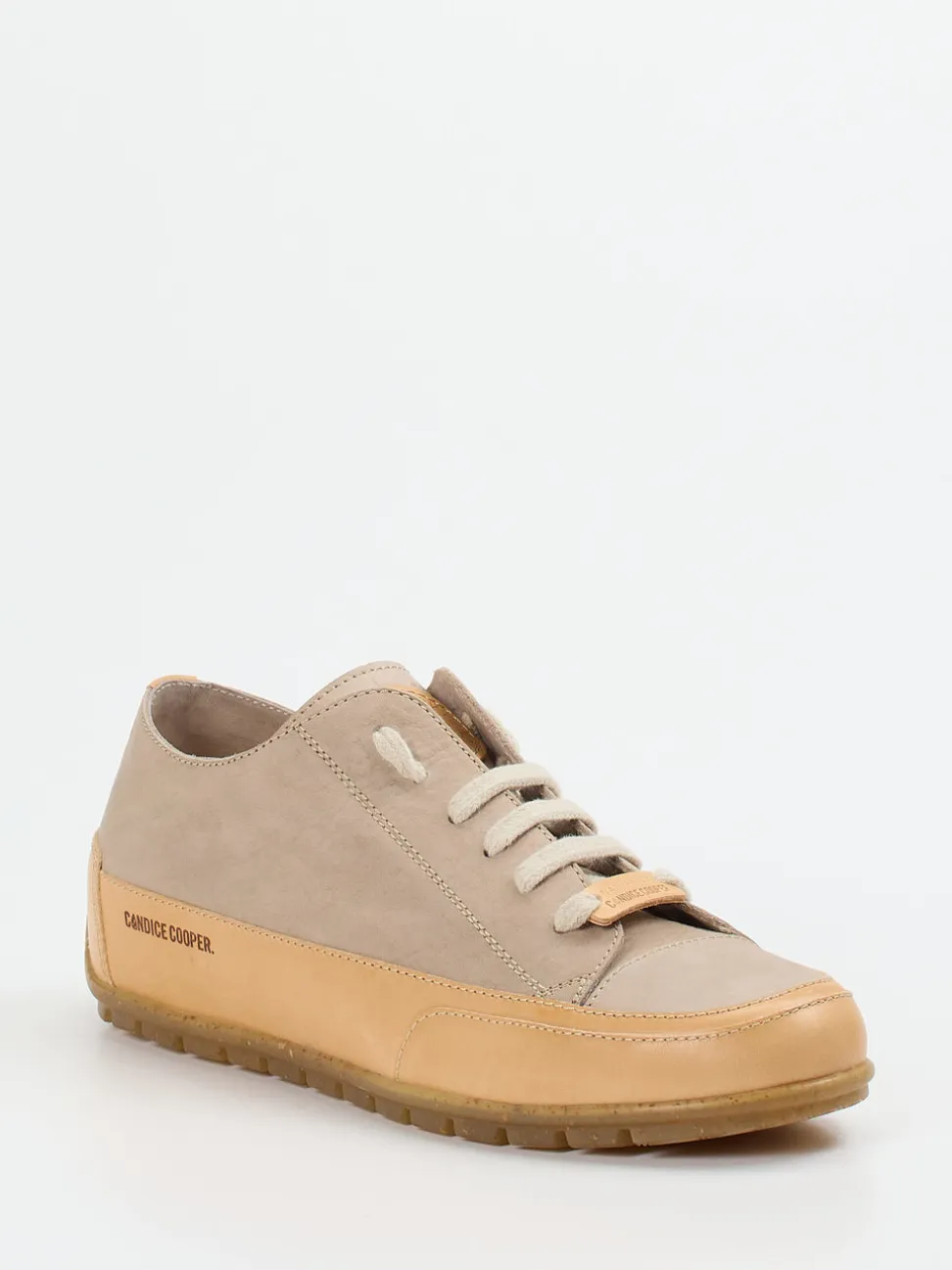 Candice Cooper – Sneaker aus Nubukleder in Naturtönen