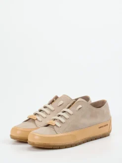 Candice Cooper – Sneaker aus Nubukleder in Naturtönen