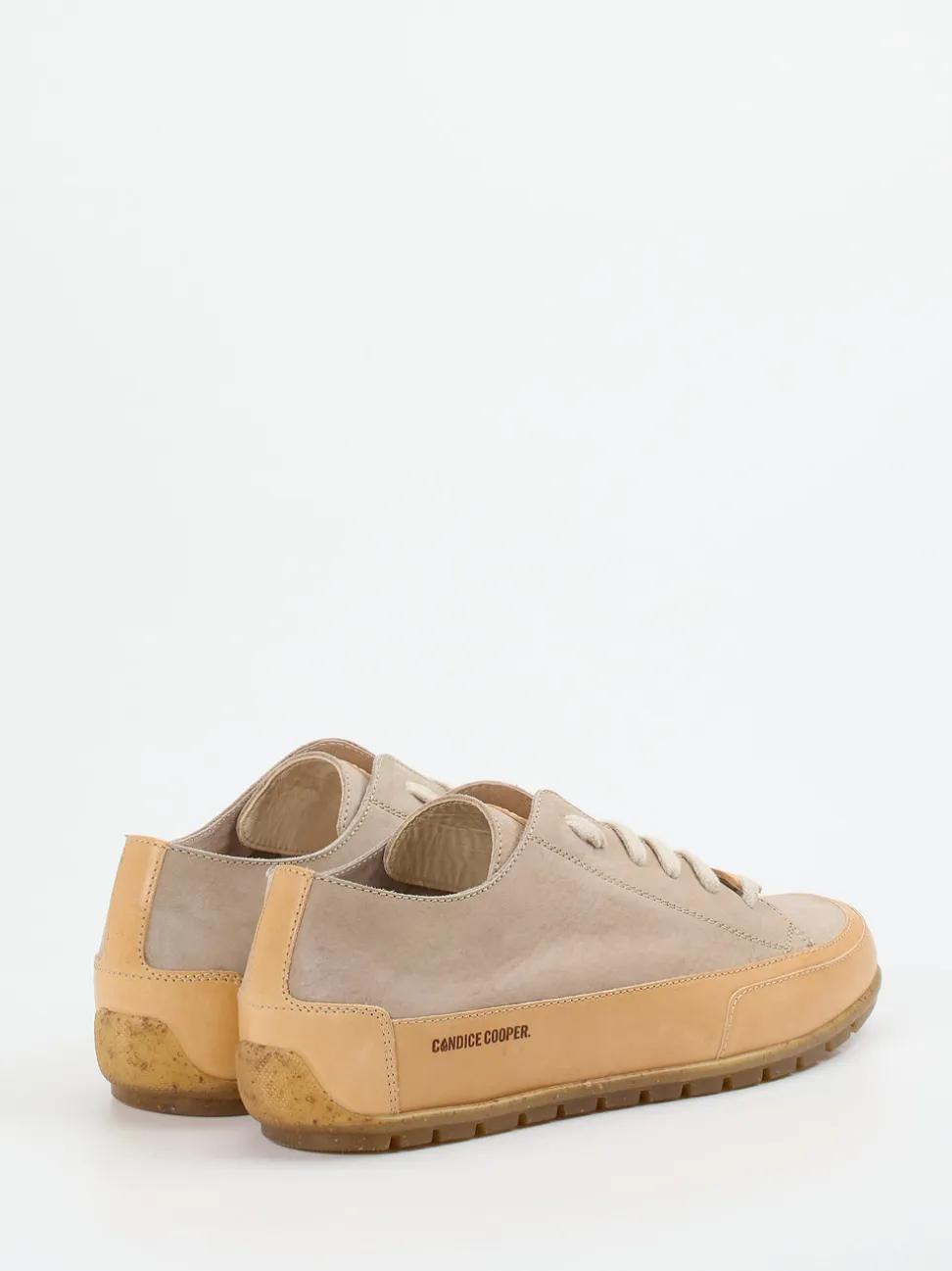 Candice Cooper – Sneaker aus Nubukleder in Naturtönen