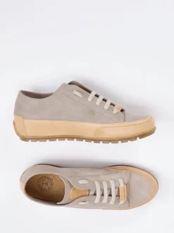 Candice Cooper – Sneaker aus Nubukleder in Naturtönen