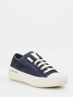Candice Cooper – Sneaker aus Veloursleder Dunkelblau