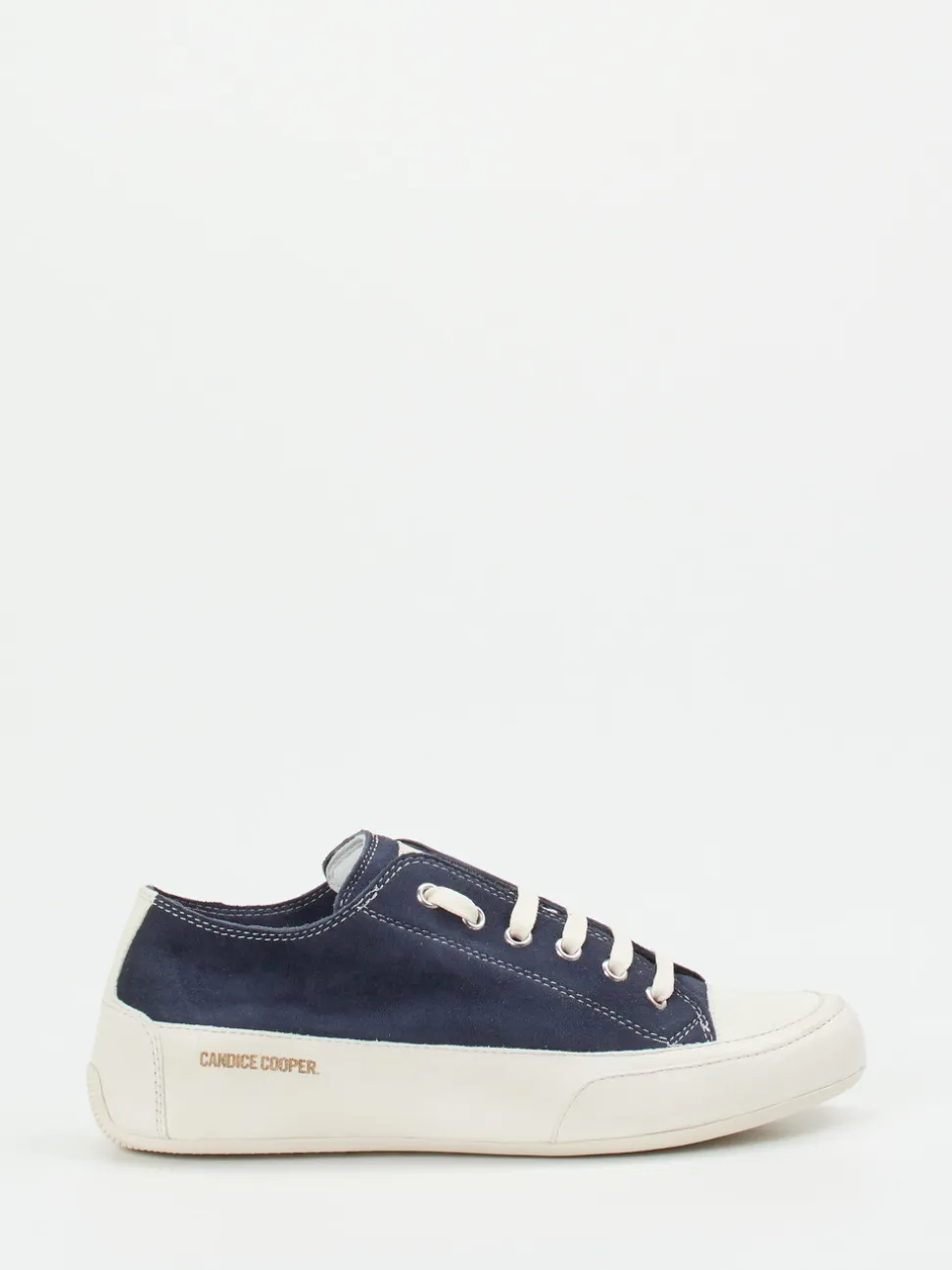Candice Cooper – Sneaker aus Veloursleder Dunkelblau
