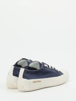 Candice Cooper – Sneaker aus Veloursleder Dunkelblau