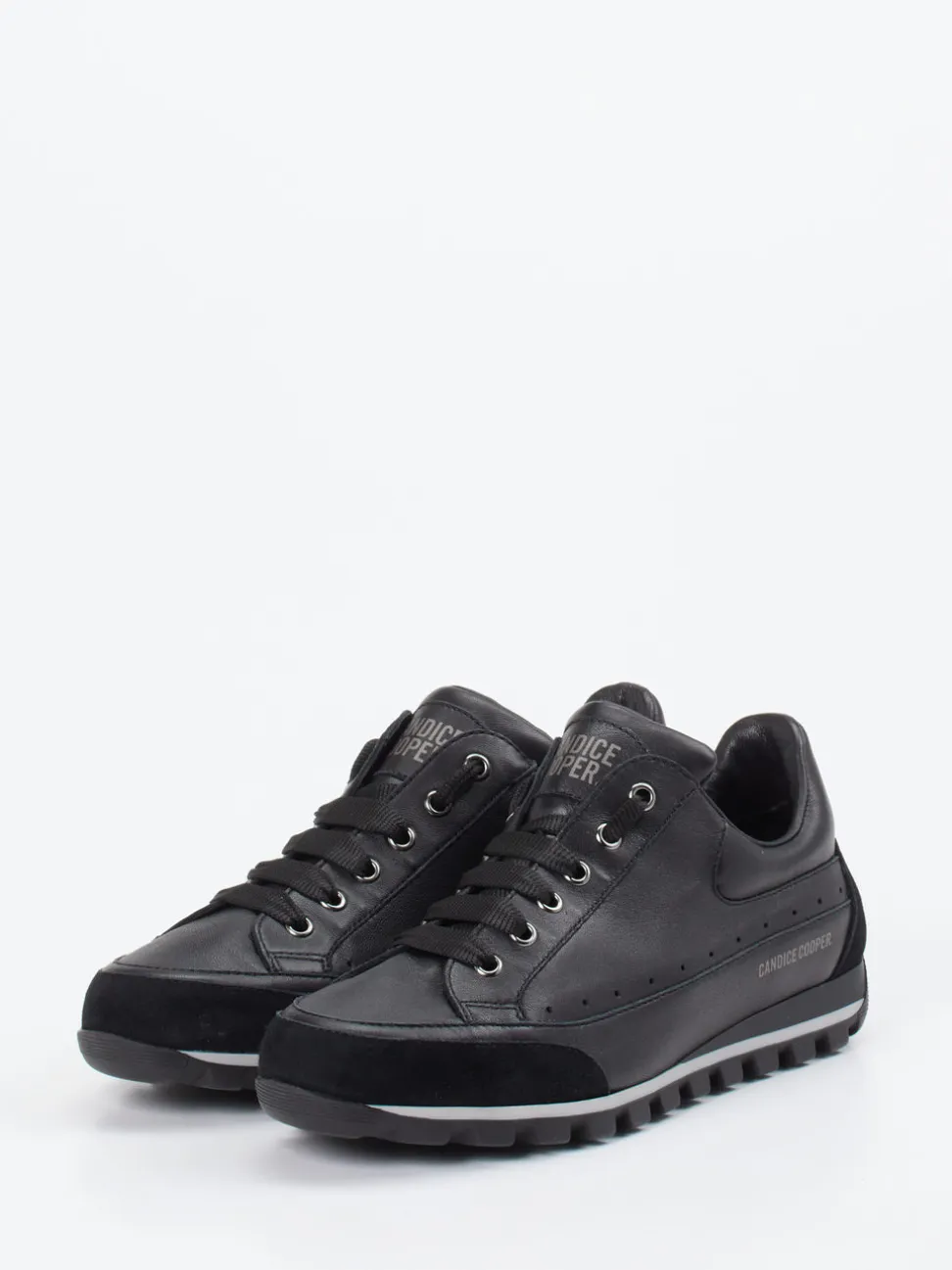 Candice Cooper – Sneaker aus Lammleder schwarz