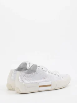 Candice Cooper – Sneaker aus Metallicleder in Grau